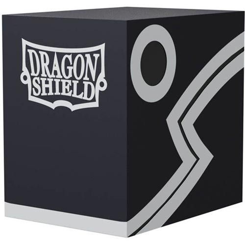 Pop Weasel Image of Deck Box Dragon Shield Double Shell - Black/Black