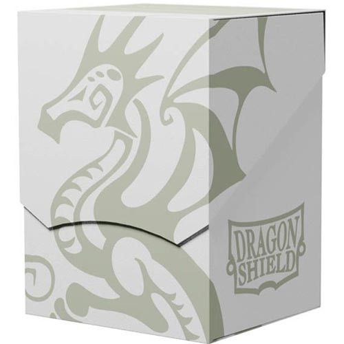 Pop Weasel Image of Deck Box Dragon Shield Deck Shell White/Black - TCG Accessories - Image - Pop Weasel