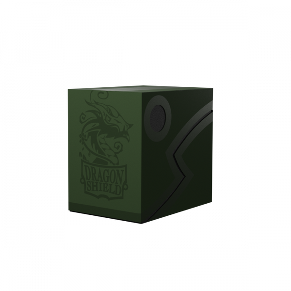 Pop Weasel Image of Deck Box Dragon Shield Revised Double Shell - Forest Green/Black