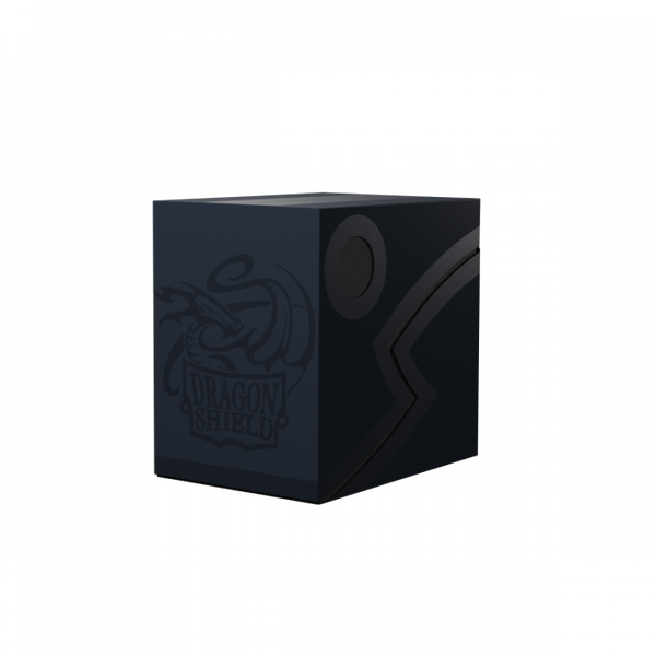 Pop Weasel Image of Deck Box Dragon Shield Revised Double Shell - Midnight Blue/Black