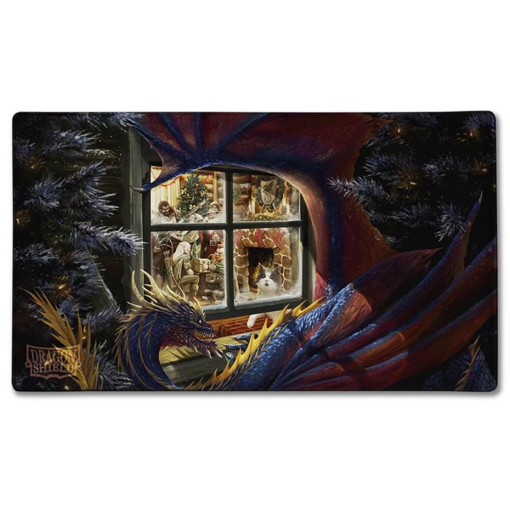 Pop Weasel Image of Playmat - Dragon Shield - Christmas Dragon - TCG Accessories - Image - Pop Weasel