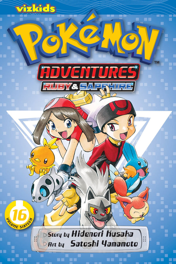 Front Cover - Pokémon Adventures (Ruby and Sapphire), Vol. 16 - Pop Weasel