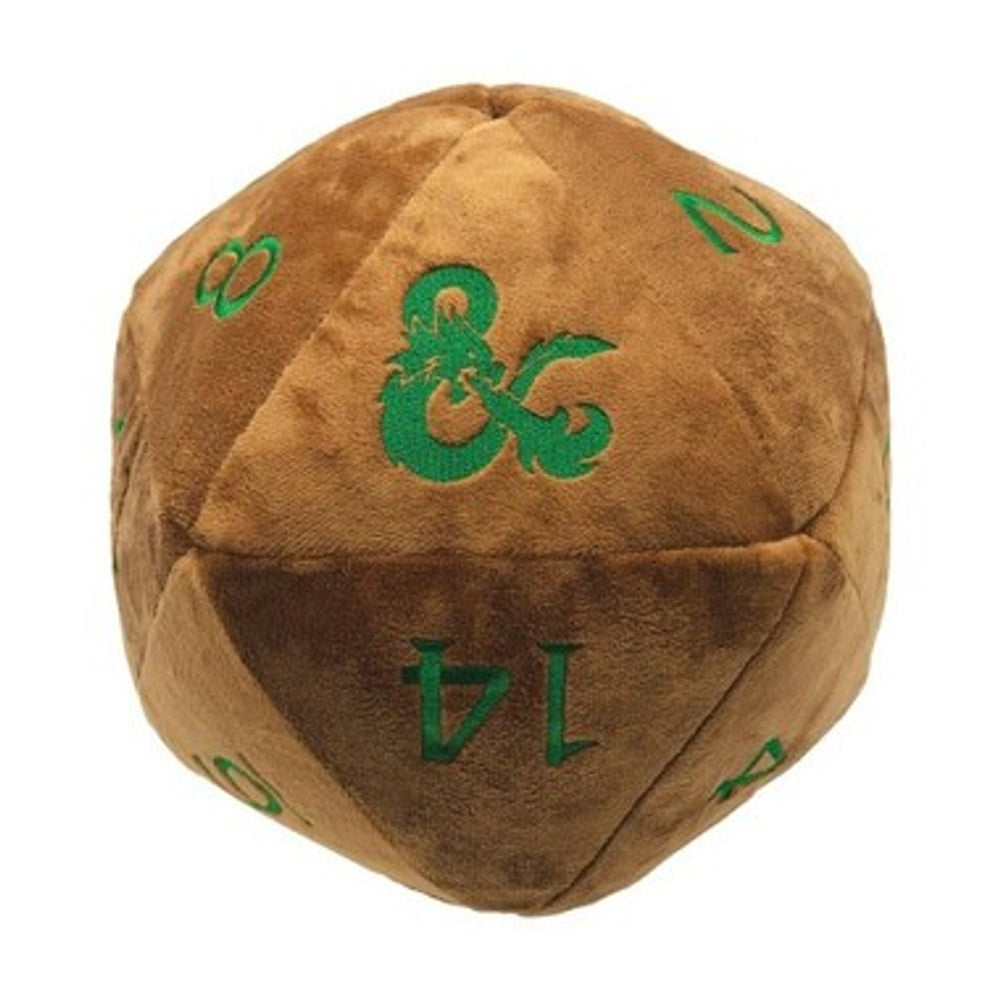 Feywild Copper and Green D20 Jumbo Plush for Dungeons & Dragons - Plush - Image - Pop Weasel