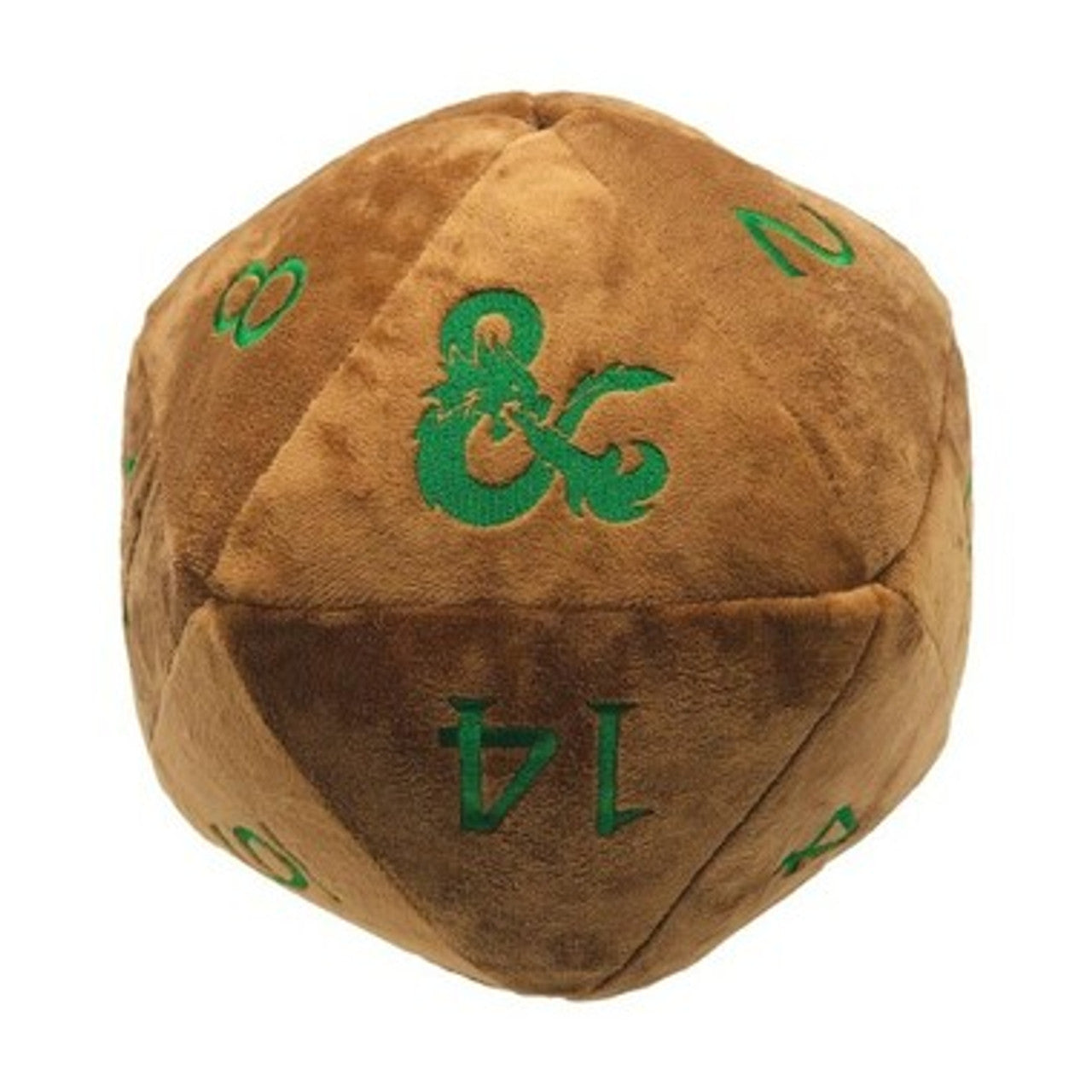 Feywild Copper and Green D20 Jumbo Plush for Dungeons & Dragons