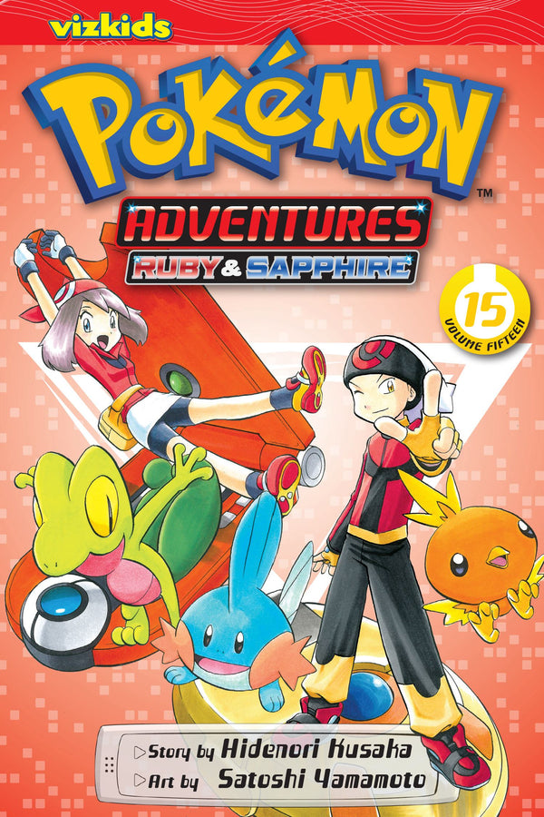 Front Cover - Pokémon Adventures (Ruby and Sapphire), Vol. 15 - Pop Weasel