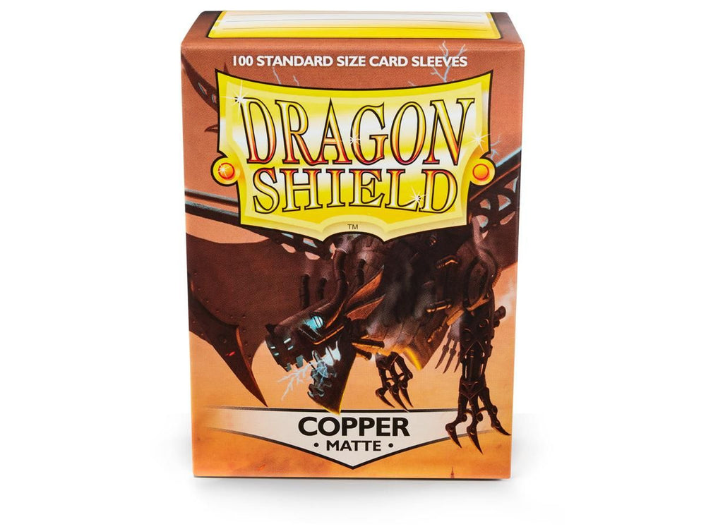 Pop Weasel Image of Sleeves - Dragon Shield - Box 100 - Copper MATTE - TCG Accessories - Image - Pop Weasel