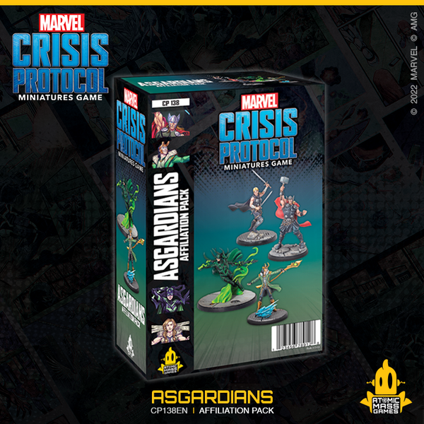 Pop Weasel Image of Marvel Crisis Protocol Miniatures Game Asgardians Affiliation Pack