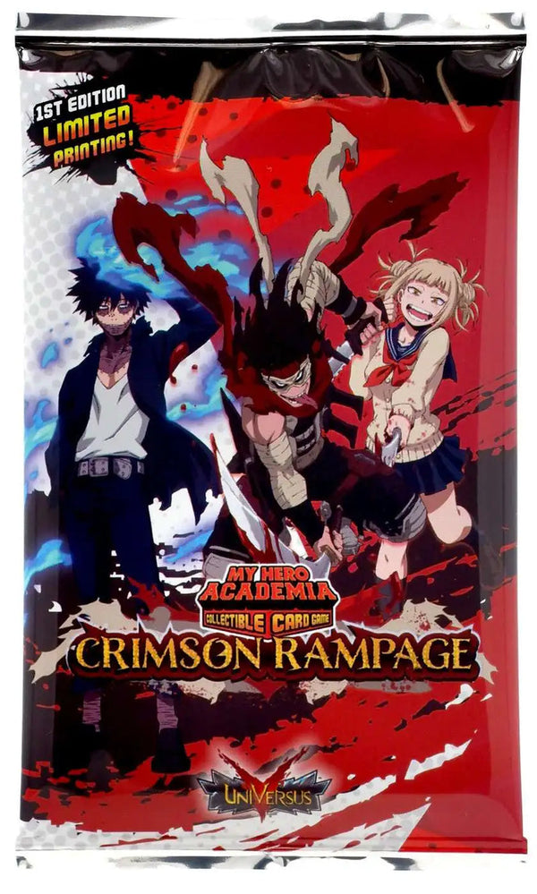 My Hero Academia Collectible Card Game Wave 2 Crimson Rampage Booster Pack
