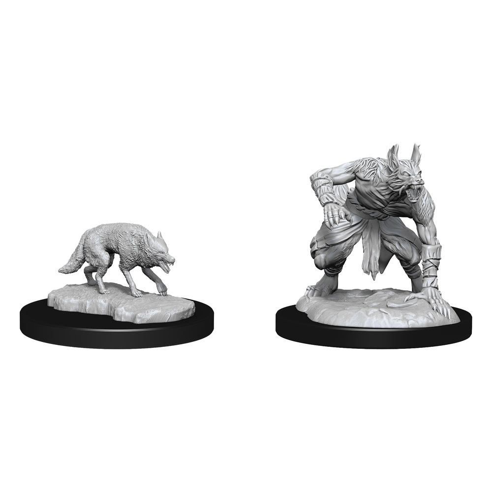 Pop Weasel Image of D&D Nolzurs Marvelous Unpainted Miniatures Jackalwere & Jackal - Minis and Paints - Image - Pop Weasel