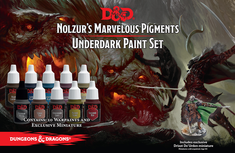 Pop Weasel Image of D&D Nolzurs Marvelous Pigments Underdark Paint Set - Minis and Paints - Image - Pop Weasel