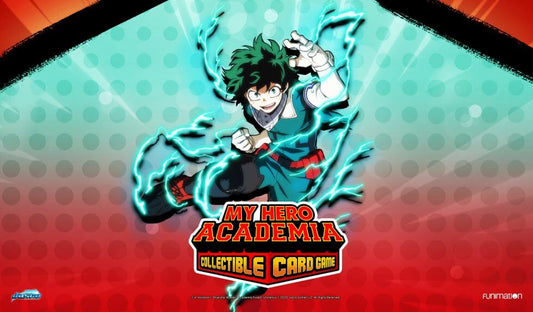 Pop Weasel Image of My Hero Academia Collectible Card Game Izuku Midoriya Playmat