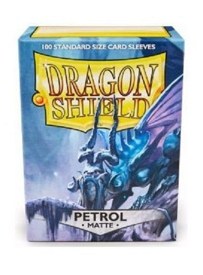 Pop Weasel Image of Sleeves - Dragon Shield - Box 100 - Petroleum MATTE - TCG Accessories - Image - Pop Weasel