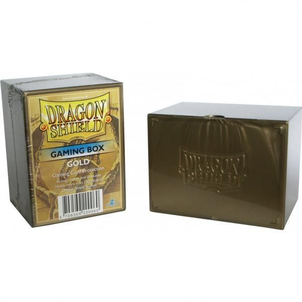 Pop Weasel Image of Deck Box - Dragon Shield - Gold - TCG Accessories - Image - Pop Weasel