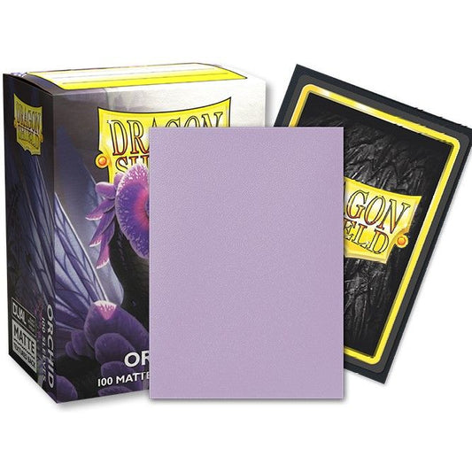 Pop Weasel Image of Sleeves - Dragon Shield - Box 100 - Standard Size Dual Matte Orchid Purple Emme