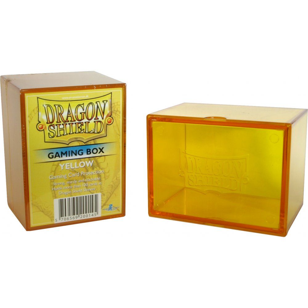 Pop Weasel Image of Deck Box - Dragon Shield - Yellow - TCG Accessories - Image - Pop Weasel