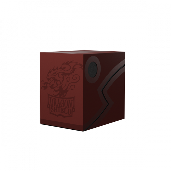 Pop Weasel Image of Deck Box Dragon Shield Revised Double Shell - Blood Red/Black
