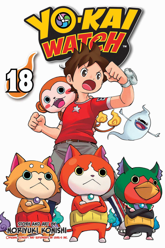 Front Cover YO-KAI WATCH, Vol. 18 ISBN 9781974714858 - Manga - Image - Pop Weasel