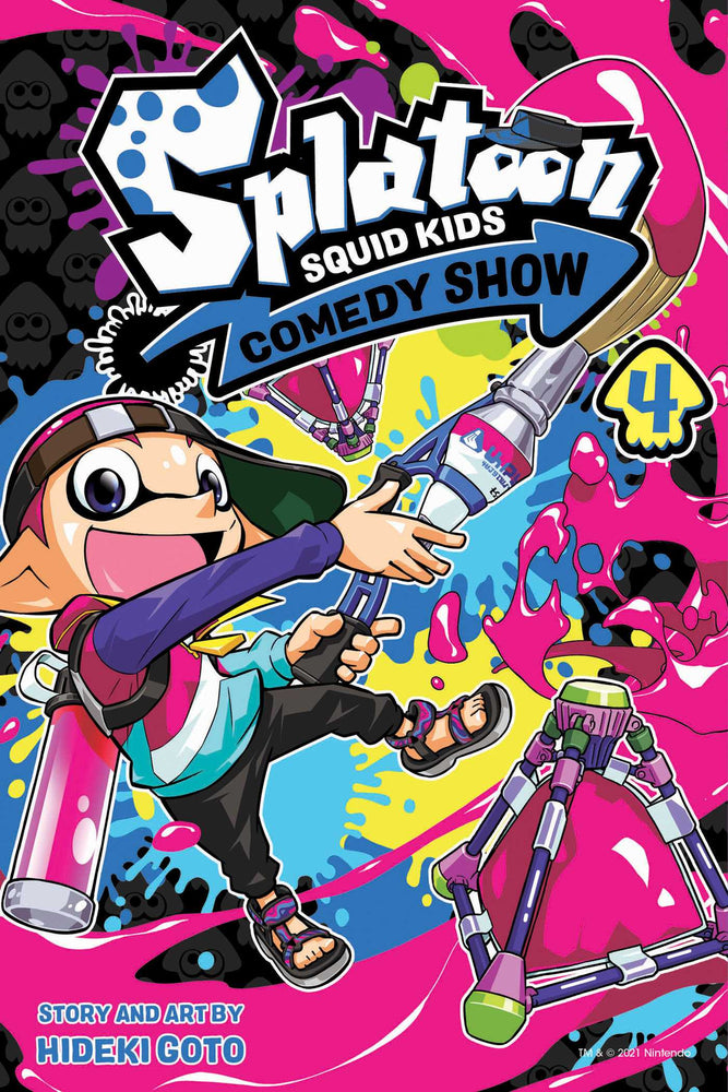 Front Cover Splatoon: Squid Kids Comedy Show, Vol. 04 ISBN 9781974721740 - Manga - Image - Pop Weasel