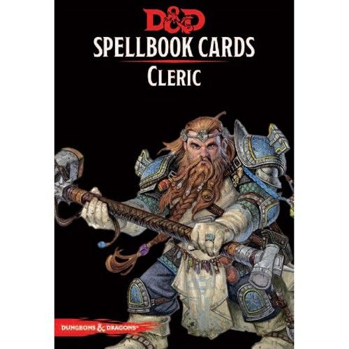 Pop Weasel Image of D&D Spellbook Cards Cleric Deck (149 Cards) Revised 2017 Edition