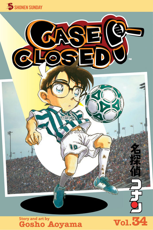 Front Cover - Case Closed, Vol. 34 - Pop Weasel