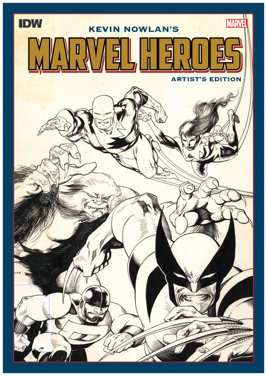 Pop Weasel Image of Kevin Nowlan's Marvel Heroes: Artist's Edition