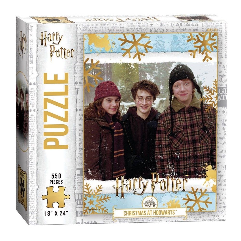 Pop Weasel Image of Puzzle: Harry Potter "Christmas at Hogwarts" 550pc - Puzzles - Image - Pop Weasel