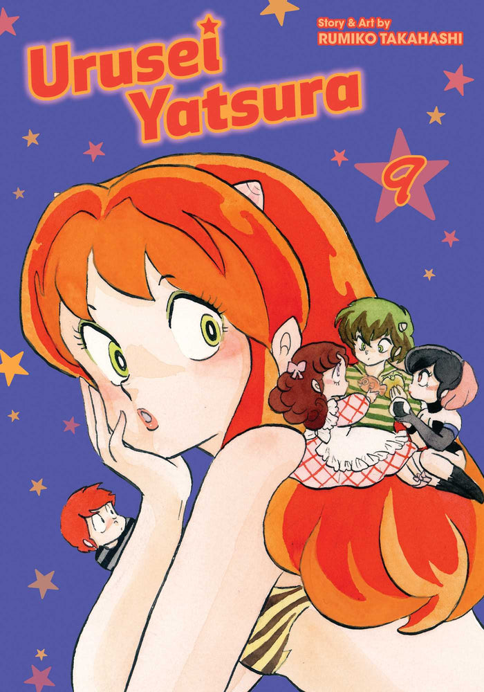 Front Cover Urusei Yatsura, Vol. 09 ISBN 9781974703500 - Manga - Image - Pop Weasel