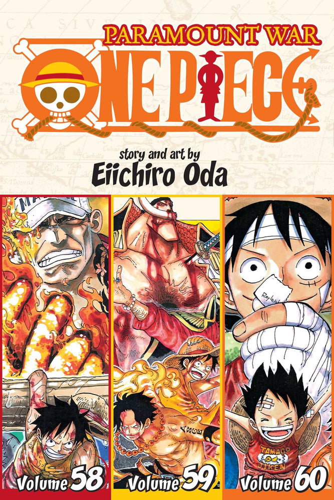 Front Cover One Piece (Omnibus Edition), Vol. 20 Includes vols. 58, 59 & 60 ISBN 9781421591179 - Manga - Image - Pop Weasel