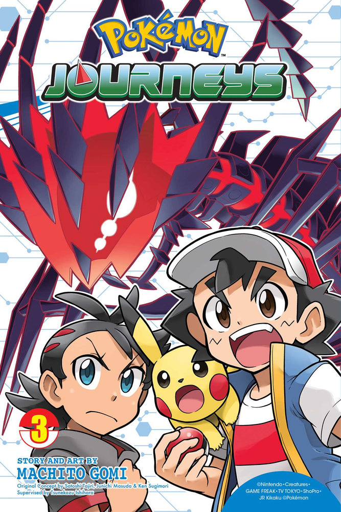 Front Cover Pokémon Journeys, Vol. 03 ISBN 9781974730094 - Manga - Image - Pop Weasel