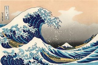 Pop Weasel Image of Hokusai - Great Wave Of Kanagawa Poster