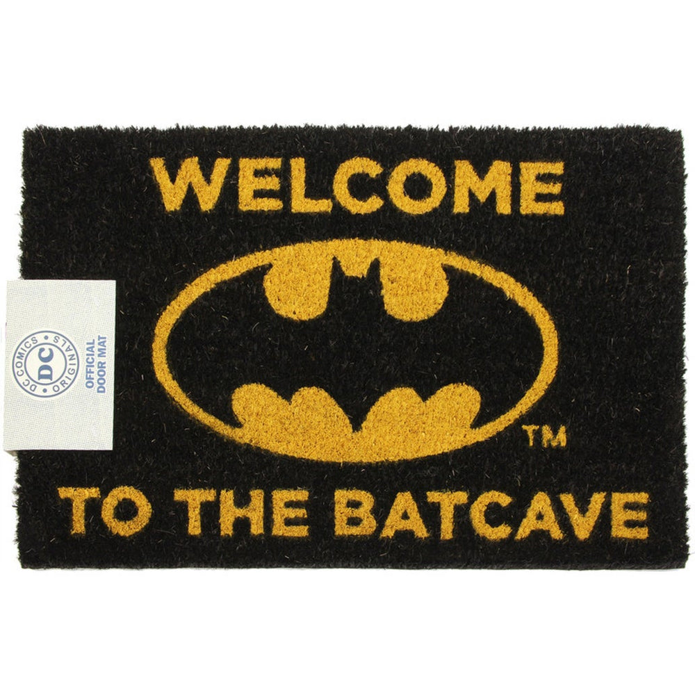 Licensed Doormat - Welcome to the Batcave - Door Mat - Image - Pop Weasel