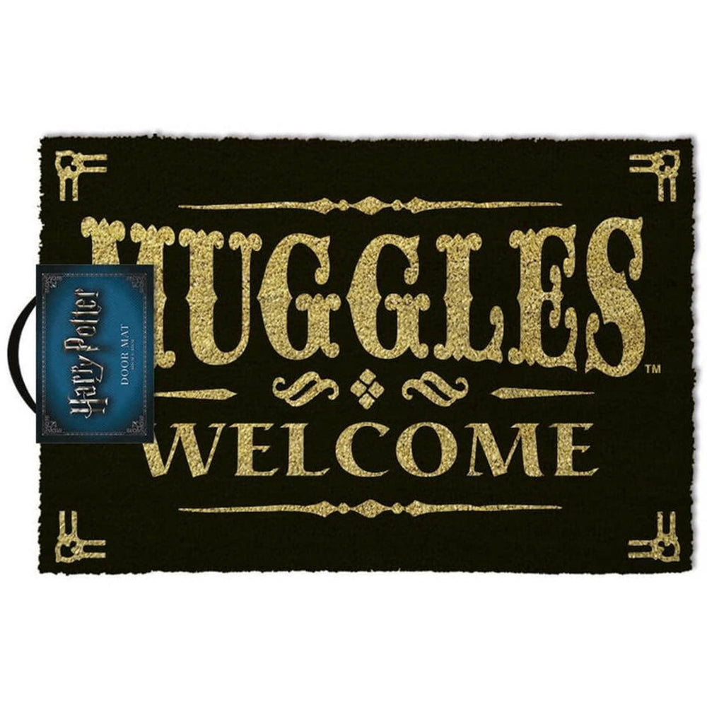 Licensed Doormat - Muggles Welcome - Door Mat - Image - Pop Weasel