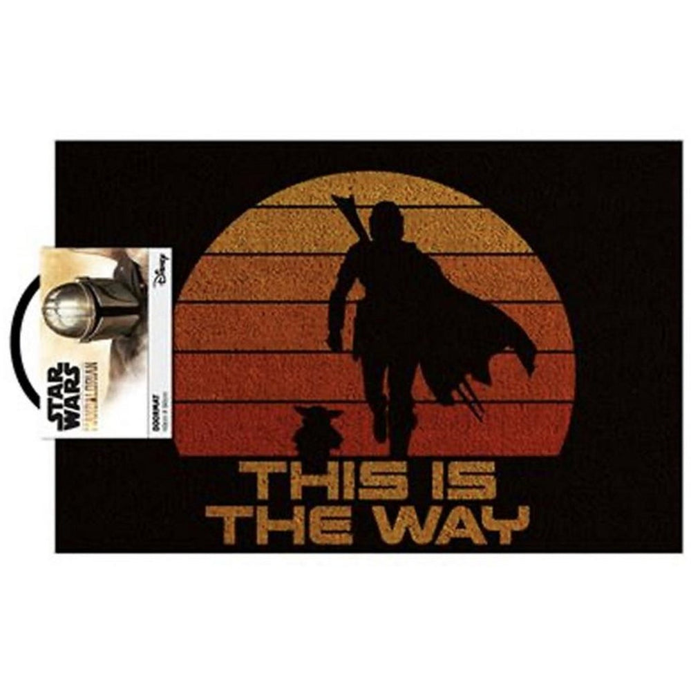 Licensed Doormat - Mandalorian This is the WAY - Door Mat - Image - Pop Weasel