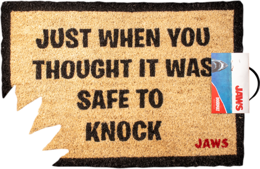 Licensed Doormat - Jaws (Safe to Knock)