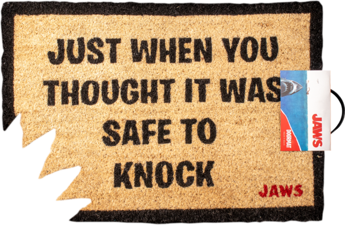 Licensed Doormat - Jaws (Safe to Knock) - Door Mat - Image - Pop Weasel