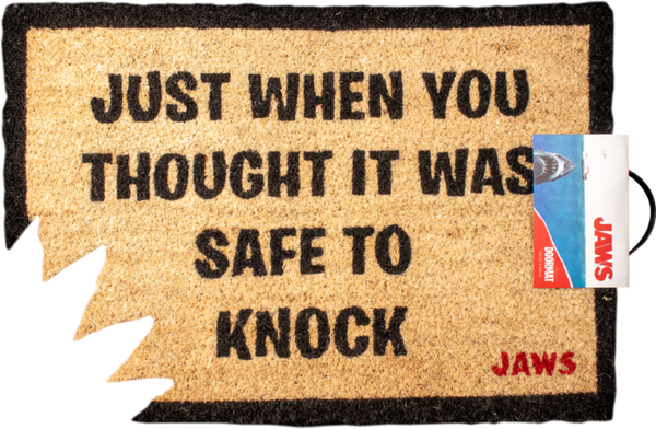 Licensed Doormat - Jaws (Safe to Knock)