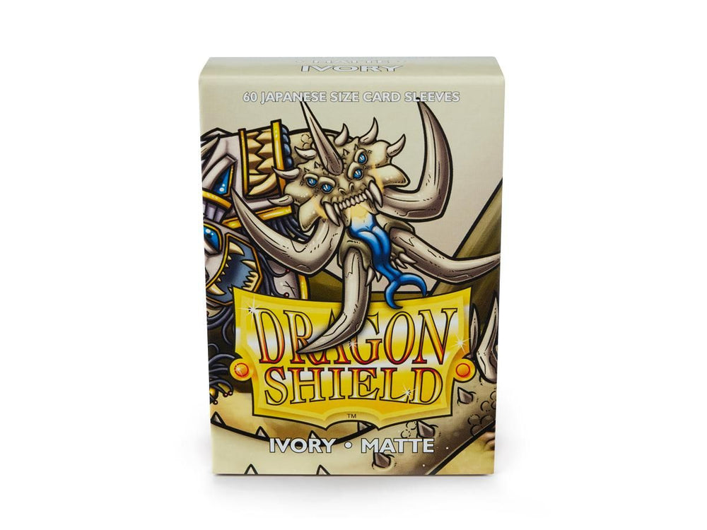 Pop Weasel Image of Sleeves - Dragon Shield Japanese - Box 60 - Ivory Matte - TCG Accessories - Image - Pop Weasel