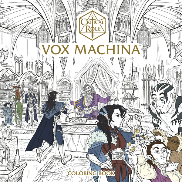 Pop Weasel Image of Critical Role Vox Machina Coloring Book
