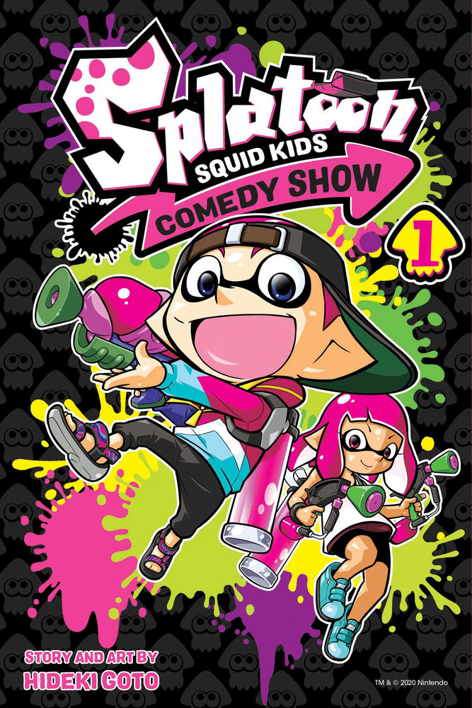 Front Cover Splatoon: Squid Kids Comedy Show, Vol. 01 ISBN 9781974715541 - Manga - Image - Pop Weasel