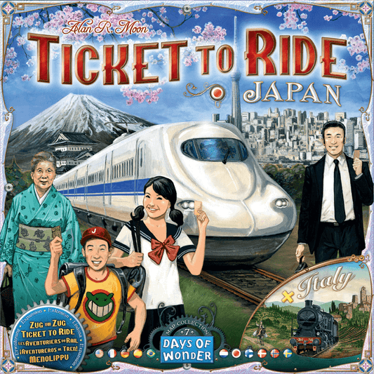 Pop Weasel Image of Ticket to Ride Japan and Italy