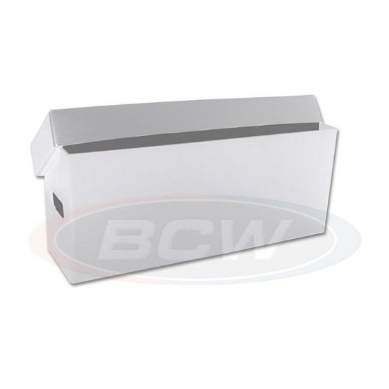 BCW Plastic 'Long' Comic Storage Box - White