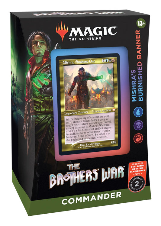 Magic The Gathering: The Brothers' War Commander Deck - Mishra's Burnished Banner