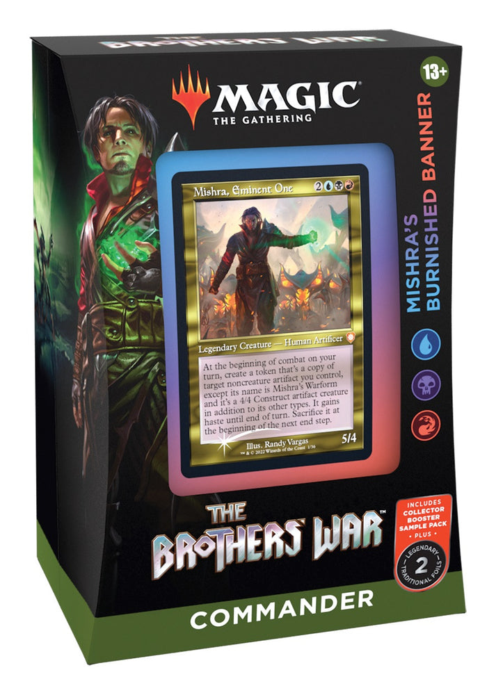 Magic The Gathering: The Brothers' War Commander Deck - Mishra's Burnished Banner - TCG - Image - Pop Weasel