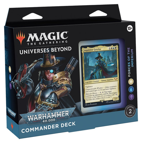 Magic The Gathering: Universes Beyond - Warhammer 40,000 Commander Deck - Forces of the Imperium