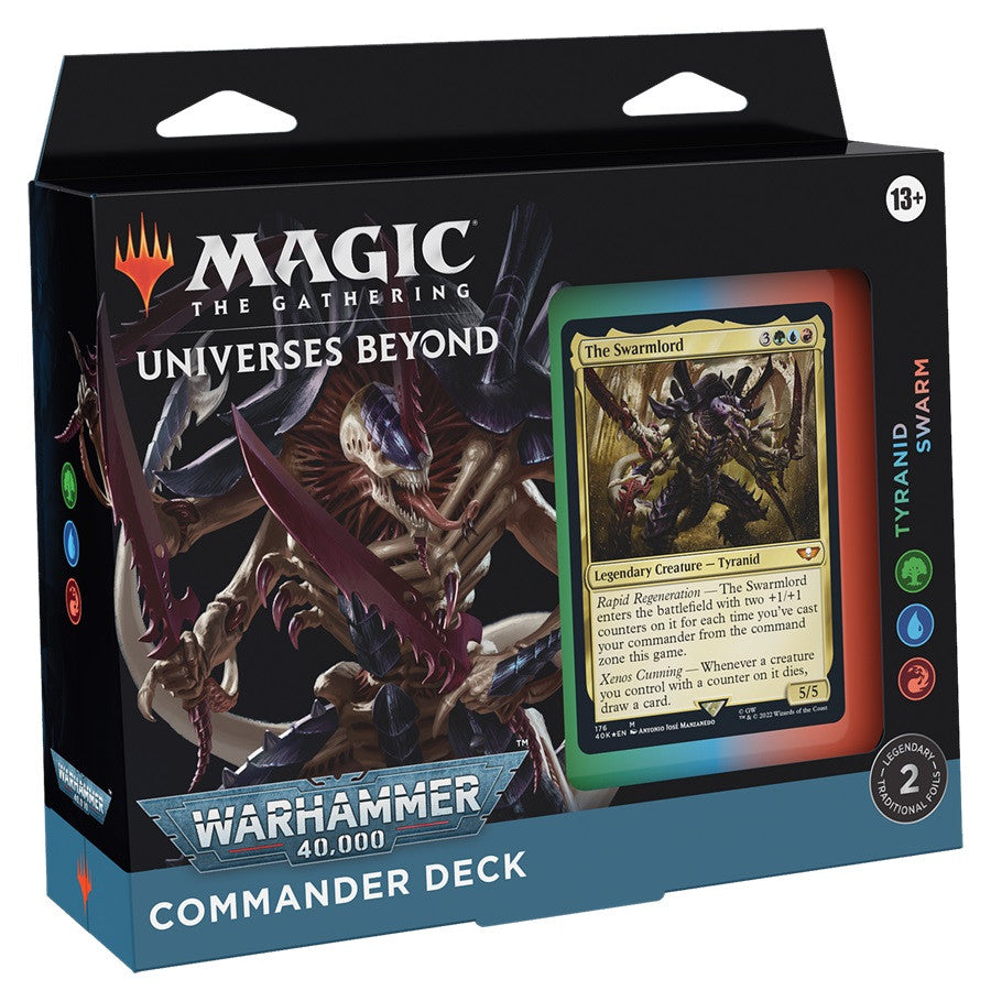 Magic The Gathering: Universes Beyond - Warhammer 40,000 Commander Deck - Tyranid Swarm - TCG - Image - Pop Weasel