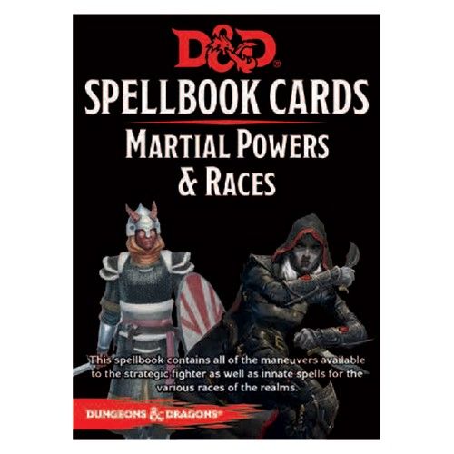 Pop Weasel Image of D&D Spellbook Cards Martial Powers & Races Deck (61 Cards) Revised 2017 Edition