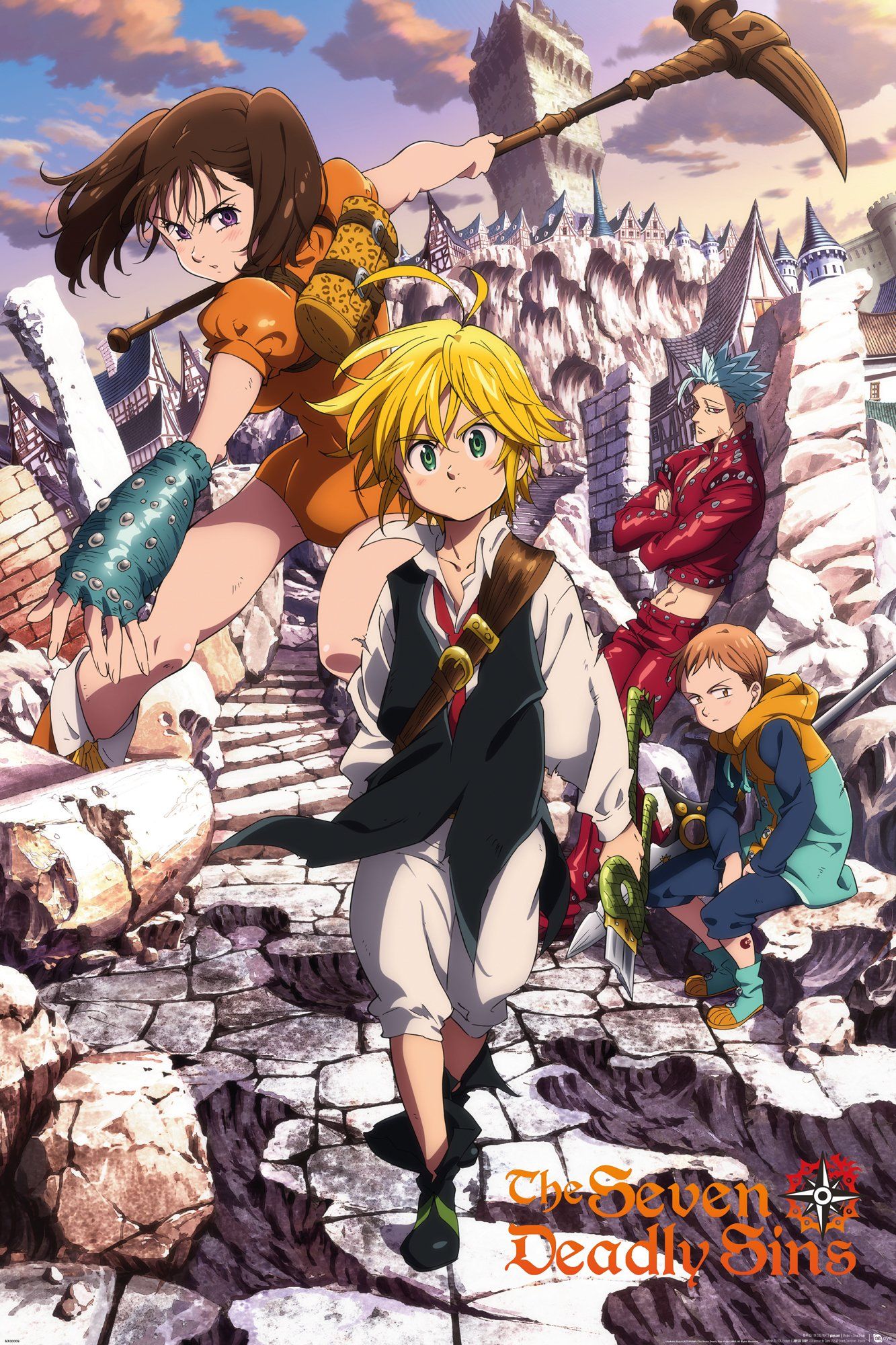 Pop Weasel Image of Seven Deadly Sins - Key Art 2 Poster