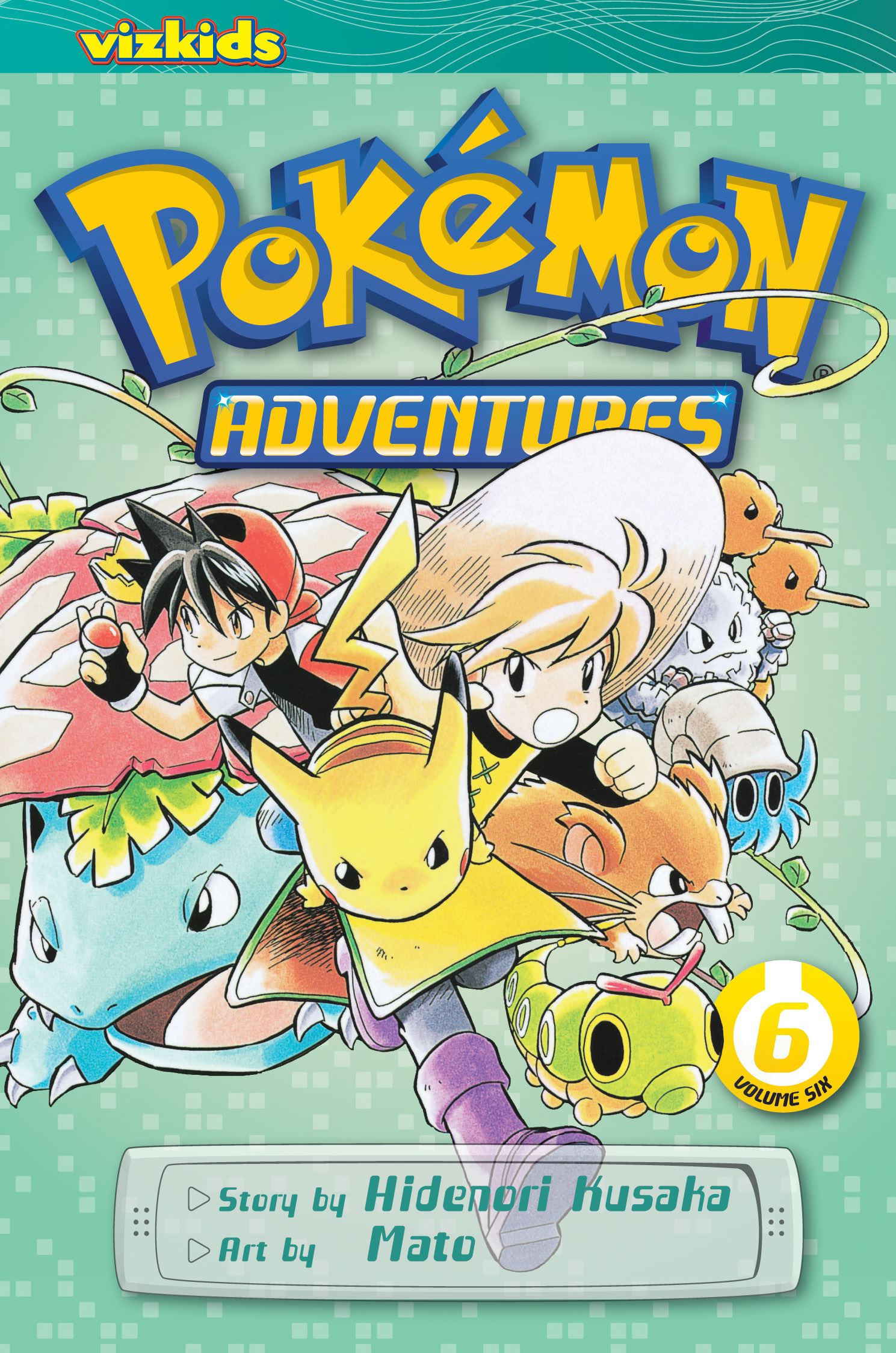 Front Cover - Pokémon Adventures (Red and Blue), Vol. 06 - Pop Weasel