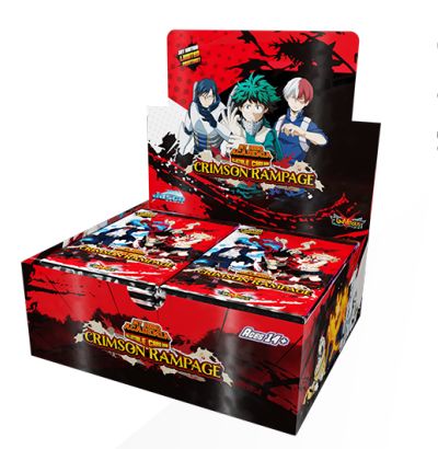 Pop Weasel Image of My Hero Academia Collectible Card Game Booster Display Wave 2 Crimson Rampage