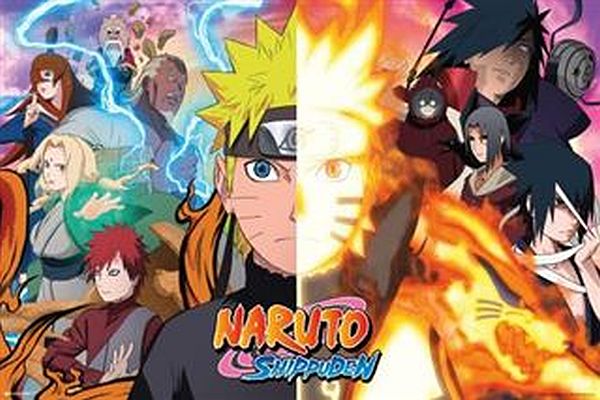 Pop Weasel Image of  Naruto Shippuden Split Poster